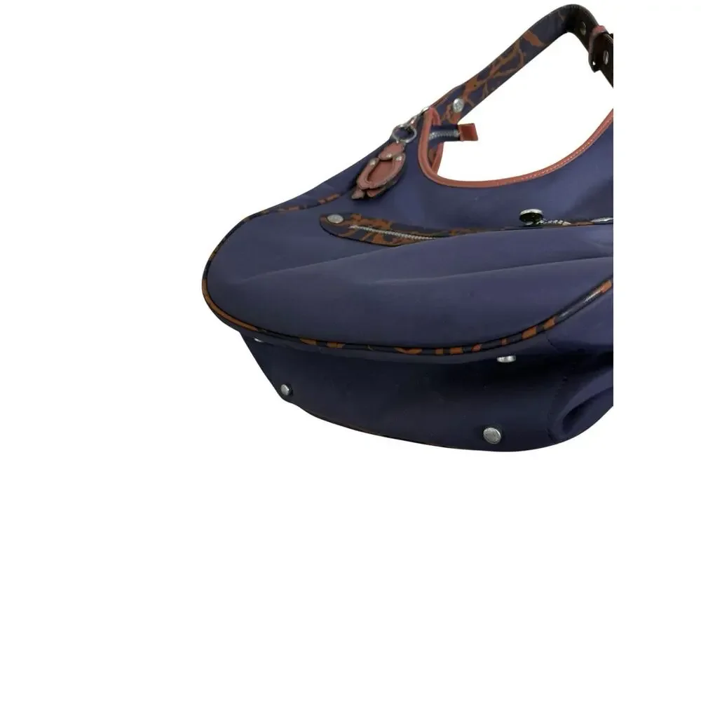 Kipling‎ Delano Clutch Bag hobo shoulder blue with monkey